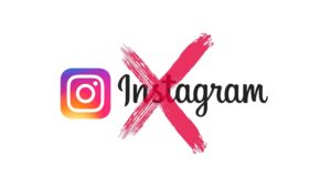 Instagram account delete