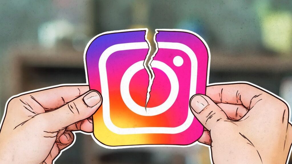 Instagram delete account
